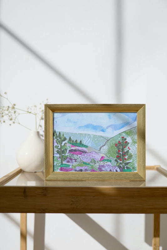 11 Heather Hills in Aviemore Art Print